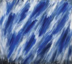 Nachtwind by Raimund Girke, 1999, Öl auf Leinwand, sold Nov 2012