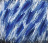 Nachtwind by Raimund Girke, 1999, Öl auf Leinwand, sold Nov 2012