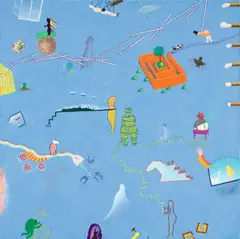 Jan Voss, Un trop petit commencement II, 1966, Öl auf Leinwand