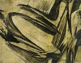 Karl Otto Götz, Ohne Titel. 28.11.1955, 1955, Mischtechnik auf Leinwand