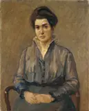 Max Liebermann, Bildnis Cäcilie Markus (1888-1943), 1918, Öl auf Leinwand