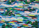 Salomé, Waterlilipond, 1987, Acryl auf Leinwand