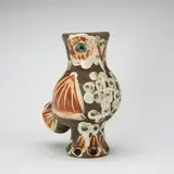Wood Owl by Pablo Picasso, 1968, White earthenware clay with decoration, sold Dec 2009