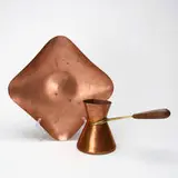 Hans Hagenauer, Chocolate pot & hammered bowl, c. 1925