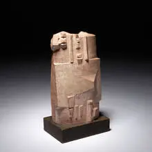 Benjamin Goo, Mesa, Stone sculpture on base