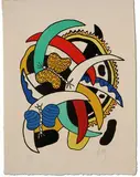 Fernand Léger, Les Papillons, 1948, Lithograph in colors