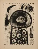 Diane d' Ephese by Joan Miró, 1958, Lithograph printed in colors on Arches paper, sold Dec 2009