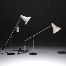 Gilbert Watrous, Pair lamps, c. 1951, Heifetz Manufacturing Company