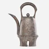 Anne Hirondelle, teapot on stand, c. 1990, glazed stoneware