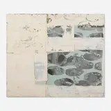 Jupp Linssen, Untitled, 2006, mixed media with oil, plexiglass and board on canvas