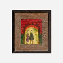 S. Birdsgate no. 26 by Eugène Brands, 1954, oil on paper laid to board, sold Jul 2020