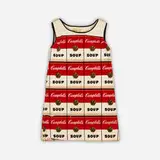 Souper Dress by Andy Warhol, c. 1965, screenprint in colors on paper dress, sold Jul 2020
