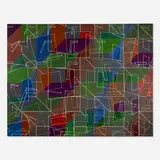 Tony Robbin, 78 - 11, 1978, acrylic on canvas