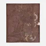 Curtis Anderson, Untitled, c. 1990, silver leaf and lacquer on board