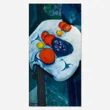 Paul Shapiro, Still Life with Oranges, 1961, oil on canvas