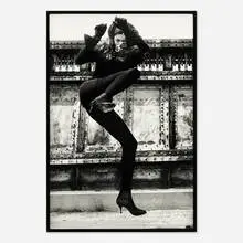 Max Vadukul, Cartoon for Vogue Paris (Linda Evangelista), August 1989, 1989, gelatin silver print