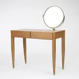 Gio Ponti, vanity from the Parco dei Principi, 1964, Italian walnut, glass, brass