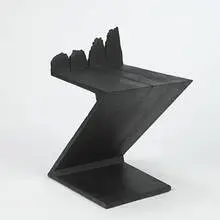 Maarten Baas, Where There's Smoke chair, 2004, distressed, burned and lacquered plywood