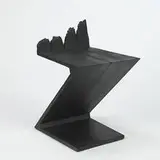 Maarten Baas, Where There's Smoke chair, 2004, distressed, burned and lacquered plywood