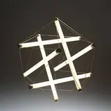 Peter Hamburger and Ingo Maurer, Light Structure, 1966, fluorescent tube, electric wire