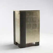 cabinet by Paul Frankl, c. 1928, lacquered wood, silver-leaf, sold Oct 2006