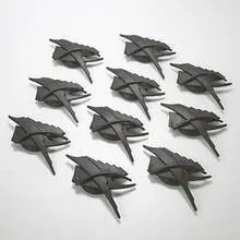 door handles, set of ten by Albert Paley, 1994, bronze, sold Oct 2006
