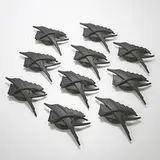 Albert Paley, door handles, set of ten, 1994, bronze