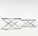 Poul Kjaerholm, PK 41 folding stools, pair