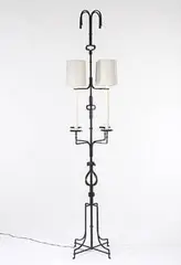 floor lamp by Tommi Parzinger, c. 1965, enameled iron, plastic, sold Oct 2006