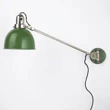 wall lamp by Christian Dell, c. 1930, enameled metal, chrome-plated steel, sold Oct 2006
