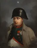 Charles Auguste, Portrait of Napoleon, half length, oil on canvas
