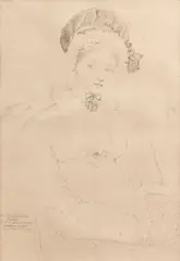 David d'Angers, Mademoiselle Malicewska to be sold with two lithographs, Napoleonis Mater by Ballagny after a drawing by Charlotte Bonaparte and Charlotte Bonaparte by Charles Doussault; inscribed 'Me Malicewska/Dessin/de P.J.DAVID D'ANGERS/certife par son fils/Robert David d'Angers' in pencil (lower left), pencil, 28 by 19.5cm., Charlotte Bonaparte