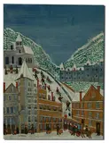 Louis Vivin, Paysage de Neige, c. 1930, Oil