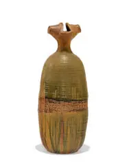 California Studio Pottery, Large clay pot, c. 1975, Studio