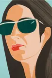 Alex Katz, Alex and Ada, 1990, Color silkscreen