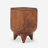 Kieran Kinsella, Wooden Kieran Stump occasional table, 2018, walnut