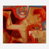 Tommi Parzinger, Untitled, c. 1965, oil on canvas