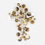 C. Jeré, Raindrops sculpture, c. 1975, brass