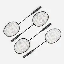 Chanel, badminton rackets, set of four, 2006, carbon fiber, grip