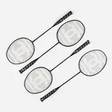 Chanel, badminton rackets, set of four, 2006, carbon fiber, grip