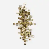 C. Jeré, Labyrinth sculpture, 1968, enameled steel, brass