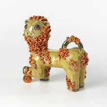 Kitty Rix, Lion, c. 1925, glazed terracotta