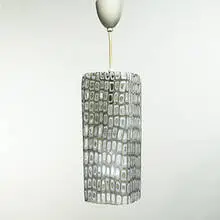 Tobia Scarpa, Occhi lamp, c. 1965, glass, enameled metal
