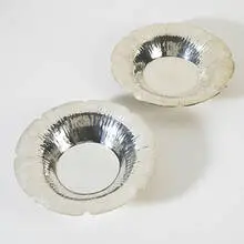 William Waldo Dodge, plates, pair, c. 1935, sterling silver
