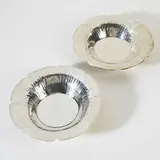 William Waldo Dodge, plates, pair, c. 1935, sterling silver
