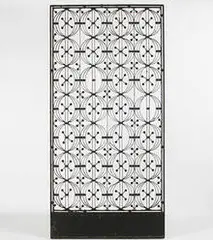 Dankmar Adler and Louis Sullivan, elevator door from the Chicago Stock Exchange, 1893, wrought iron