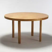 dining table, model #91 by Alvar Aalto, c. 1948, birch, sold Oct 2006