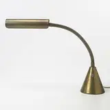 Harry Weese, Baldry tubular lamp model # 40, 1949, brass