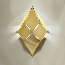 sconce by Gabriella Crespi, c. 1970, brass, sold Oct 2006