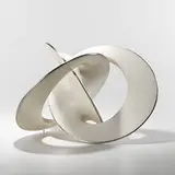 Robert Engman, untitled, c. 1970, cast and lacquered resin, stainless steel
